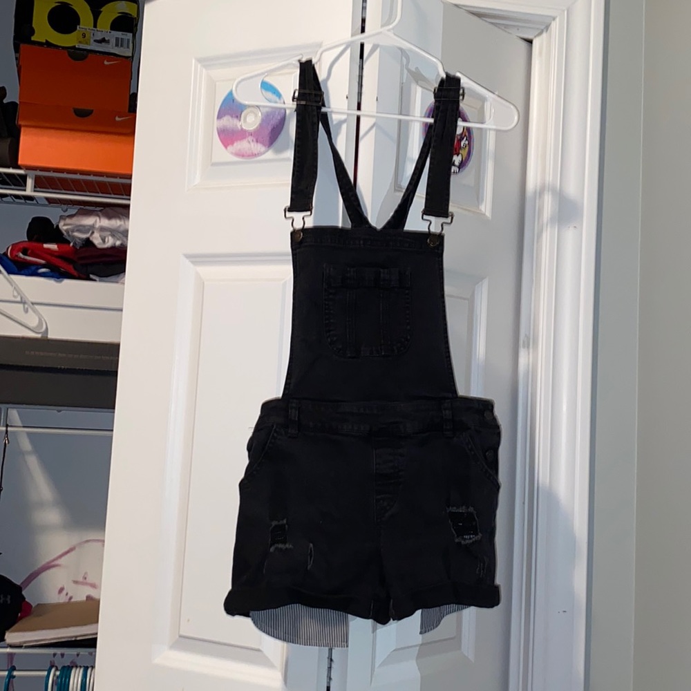 New Wax Jean Short Overalls